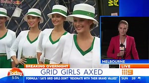 Grid girls axed from Formula One ahead of Australian Grand Prix