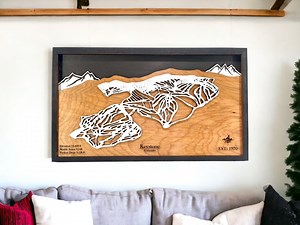 Keystone Colorado Ski Resort Map: 3D Layered Wood Trail Art - Etsy