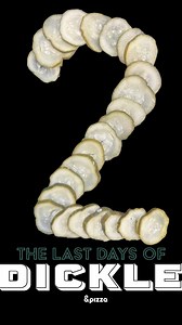 The Dickle drought begins in 2 days. You’ve been warned. #picklepie #youdontknowwhatyougottillitsgone #limitedtimepie | &pizza