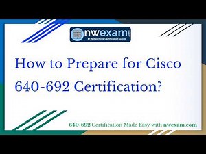 Latest | Cisco CCT Routing & Switching (640-692) Certification Exam | Exam Detail 2019 |