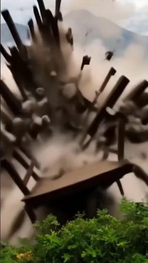 MASSIVE Landslide DESTROYS Mountain Viewpoint! Hikers ENGULFED Horrifying Aftermath Caught on Camera