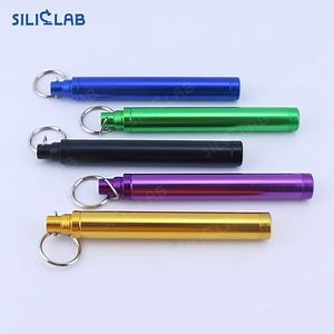 [Hot Item] King Size Pre Rolled Storage Tube Aluminum Cigarette Tobacco Joint with Keychain