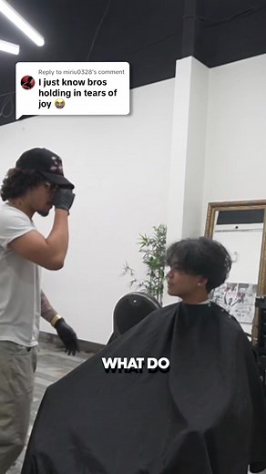 I gave my lil cousin rizz with this haircut ‍ Watch as I consult Logan in getting a Layered Middle Part Flow and a Low Taper with Bulk I made him l #7414 | Stylezee