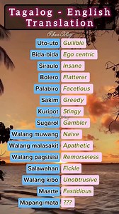 852K views · 5.9K reactions | T.E Phrases Translation #reelschallenge #translationchallenges #wordstranslation #phrasesinenglish #tagalogenglishtranslation #fblifestyle | Rhea'SVlog | Facebook