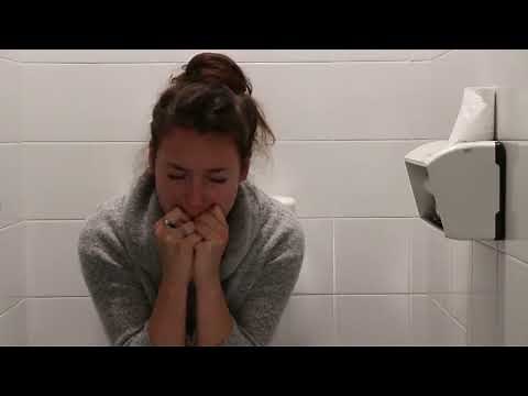 woman has diarrhea