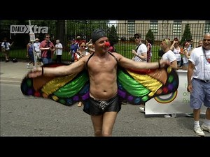 Trevor Boris's pre-pride check in at the gay WorldPride parade