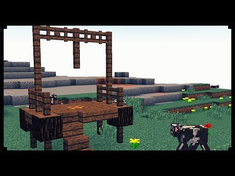How to Make a Gallows in Minecraft – A Spooky Build Idea Tutorail
