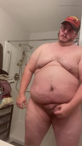 Heavy Trucker Bubba Burly Chub Strips Nude & Pounds Out A Heavy Load