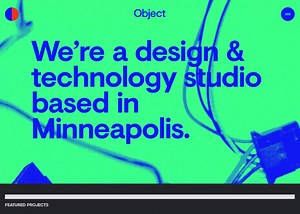 Object Portfolio Menu - Awwwards