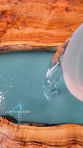 Transparent Teal epoxy pour, Deep Pour Resin from @easypourepoxy ⚡🔥🌊 #UntreatedArt #epoxypour #epoxytable #epoxyart #resinart #epoxy #resin #epoxyresin | UnTreated