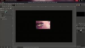 Gimp scale tool is not changing the layer size. It only changes the content size.
