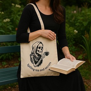ACOTAR Suriel Sipping Tea Tote Bag: Fantasy Book Lover Gift - Etsy Australia