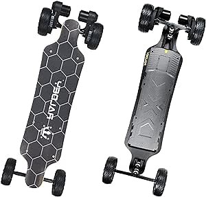 RALDEY AT-V3S All Terrain Electric Skateboard Off Road Longboard 29MPH Top Speed 3000W Dual Belt Motors Suitable for Adults,Teens and Fashionista