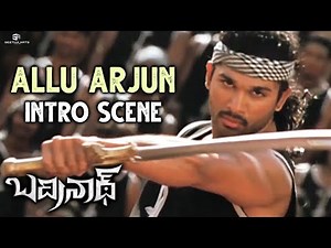 Allu Arjun Intro Scene | Badrinath Movie Action Scenes | Tamannaah | VV Vinayak | Geetha Arts