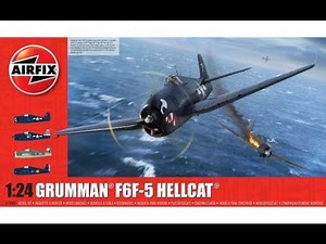 Airfix 1/24 F6F-5 Hellcat Build series. Part 1.. making a start