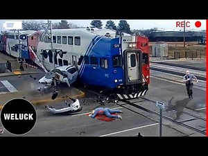 199 SHOCKING Moments Of Train Crash Compilation Caught On Camera That'll Freak You Out