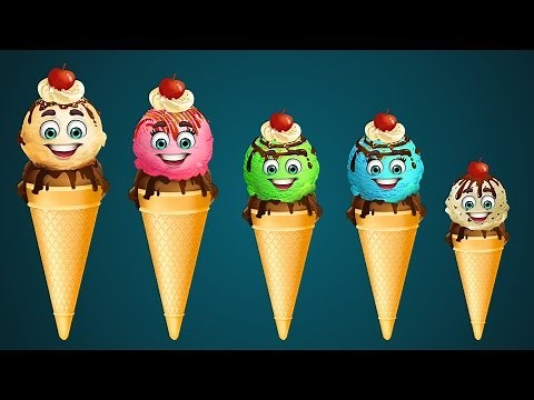 Finger Family Collection | 5 Ice Cream Finger Family Songs | Daddy Finger Nursery Rhymes