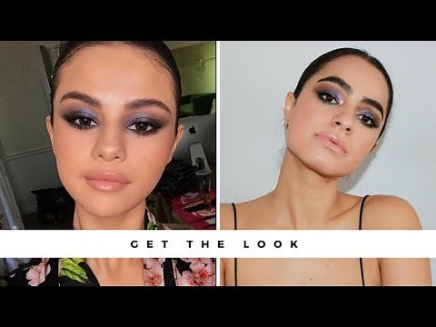 SELENA GOMEZ MAKEUP TUTORIAL | POP OF PURPLE