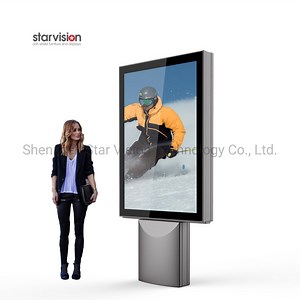 [Hot Item] Street Side Outdoor Poster Scrolling Standing Bus Shelter Lightbox Advertising Mupi