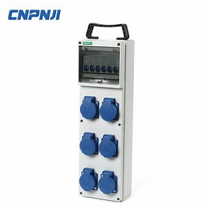 [Hot Item] Industrial Socket Portable Electric Box Construction Site Temporary Electric Box Waterproof Plastic Complete Power Distribution Box