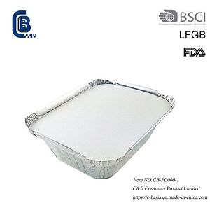 [Hot Item] Packing Disposable Takeaway Metal Foil Tray Aluminium Foil Container