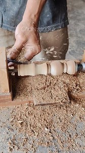 connector for turning wood #woodworkingideas #woodcraft #diycraft #homemade #plants #fblifestyle | Cholis Sangkar