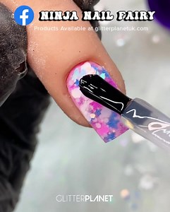 Encapsulated Glitter Nail 💖💜💙 “Fun-Topia” is SO PRETTY! #nailsupplystore #nailtechnicians #nailtoinspire #nailtutorialsforbeginners #nailglam #glitternails #nailtutorials #nailtutorial #dopenails #nailsupplies #nailglitter #nailtechuk #acrylicnailswag #glitterplanetuk #acrylicnailset #nailswag #nailsnailsnails | Glitter Planet