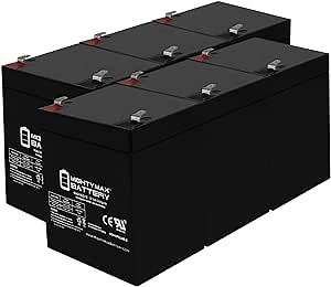 Mighty Max Battery 12V 5AH SLA Battery Replacement for Chamberlain 248754-6 Pack