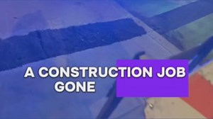 Worker falls into hole in ladder accident at construction site in Atlanta