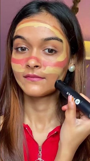 Viral Contour And Blush Hack With An Indian Twist😱😍 | #shorts | SUGAR Cosmetics