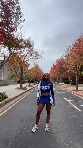 in the city that we run 💙🌃#uctcheerleaders #fyppppppppppppppppppppppp #mediaday