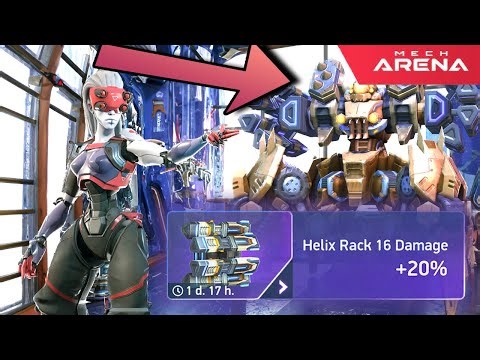 NEW VOX, Scorpius and Helix Rack 16 with +20% DMG BOOST | Mech Arena