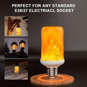 [Hot Item] 7W Upside Down Effect E26/E27 Base LED Flame Bulbs