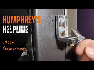 How to adjust your slam latch?