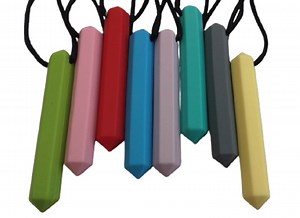 Stimming Chewelry Chew Necklace Pendant Sensory Chewlery Chews Discreet Textured Fidget Jewelry ASD Autism Therapeutic, Chewy Chewable Tubes - Etsy