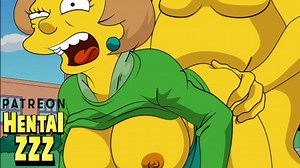 Simpsons porn Homer Fucks Edna Krabappel