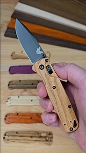 Red oak on the Benchmade Bugout!