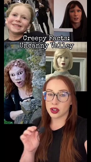 The Uncanny Valley Theory | Creepy Facts 烙 ➡️ follow for more weird and bizarre facts! #creepyfacts #uncannyvalley #facts #robots #strange #weird #scary #creepy #horror #viral | True story | Facebook
