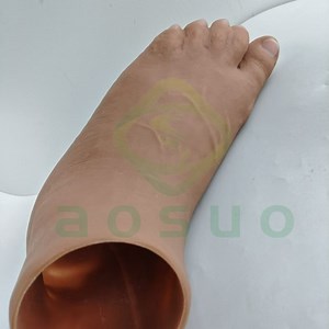 [Hot Item] Sillicon Prosthetic Prothesis Leg Bellow Knee Prosthesis Feet Prosthetic Cosmetic Component