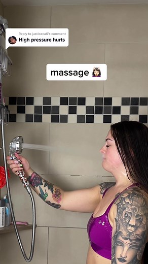 Replying to @just.beca0 that last setting tho 😏 #shower #highpressure #waterpressure