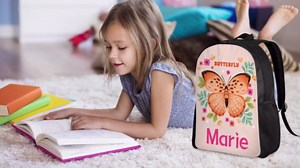 Custom Backpack Personalized Backpack with 1-9 Photo Customize Your Image Text Name Logo Waterproof Laptop Bag (2 Photos)