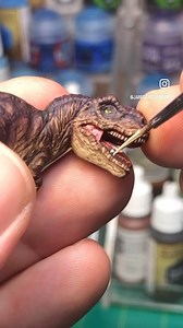 Sculpting miniatures is what I look forward to most when creating a piece! #jurassicpark #dinosaur #trex #sculpting #miniatures #vinyltoys #designertoys #toyart #instaart #instaartist #customtoys #diycrafts #movieart #munny #kidrobot #munnyworld #carving #painting #viral #epoxyart #miniaturespainting | Jared Circusbear