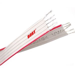 [Hot Item] UL2651 24AWG 300V Copper Conductor Color-Coded Multi-Core PVC Insulation Electronic Wire Flat Cable