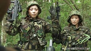 Japanese Female Army Privates Are Captured