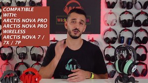 WC Side Plates for Arctis Nova Headsets, by Wicked Cushions | Fits Arctis Nova Pro Wireless/Pro Wired/Nova Elite/Nova 7 / 7X / 7P | Techne