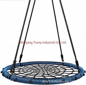 [Hot Item] Amazon Hotsale Outdoor Adult and Kids Child Rope Spider Web Tree Set Chair Seat Bird Nest Swing