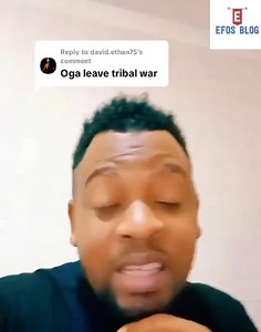 #WATCH: NO TRIBAL WAR BETWEEN BENIN AND ESAN. HOWEVER, SOME ESAN SOCIAL DEVIANTS ON SOCIAL MEDIA CHOOSE TO BE ATTACKING BENINS AND THEIR MONARCH. WHEN OBA OF BENIN BANNED HUMAN TRAFFIC, THE ESANS ABROAD CELEBRATED IT BECAUSE THEY STOPPED PAYING MADAMS. MOST OF THEM ARE MARRIED WITH CHILDREN NOW. LET'S KEEP OUR FINGERS CROSSED BECAUSE THE END WILL ALWAYS JUSTIFY THE MEANS. kinghope comedy | EFOS BLOG