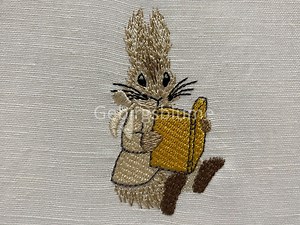 Peter Rabbit Embroidery Design Winter Machine Embroidery Size H3.00*w1.64in - Etsy