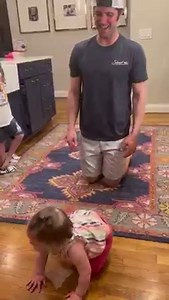 14K views · 2.7K reactions | Not an official walker yet but our girl is taking steps and getting SO close!!! Yay for PT, hard work… and a chocolate donut  So proud of my Joey! 輦 | Katie Nordeen | Facebook