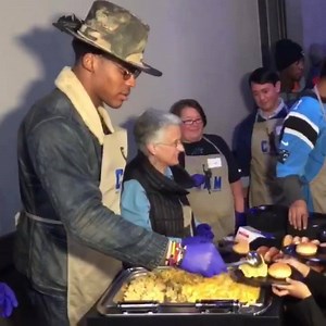 Cam Newton and his family are ready to feed families at his annual Thanksgiving Jam 😃 | Carolina Panthers